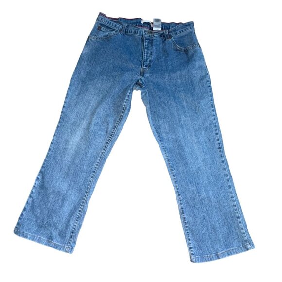 Levi's Womens Relaxed Bootcut 550 Denim Jeans-Blue-Size 12S-GUC - Picture 1 of 7
